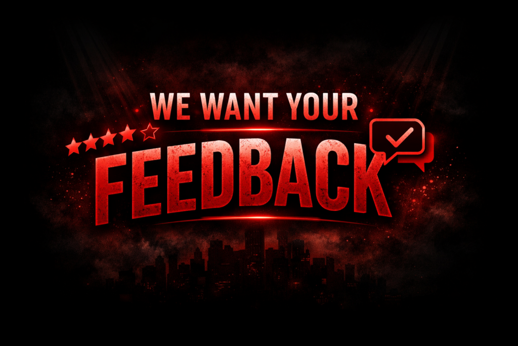 wir wollen ihr feedback